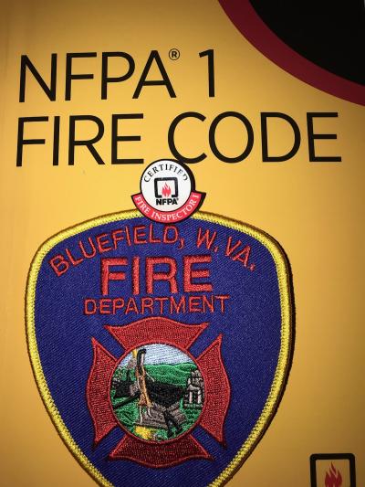 NFPA 1 Fire Code with Imspector Pin