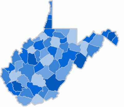 WV County Map